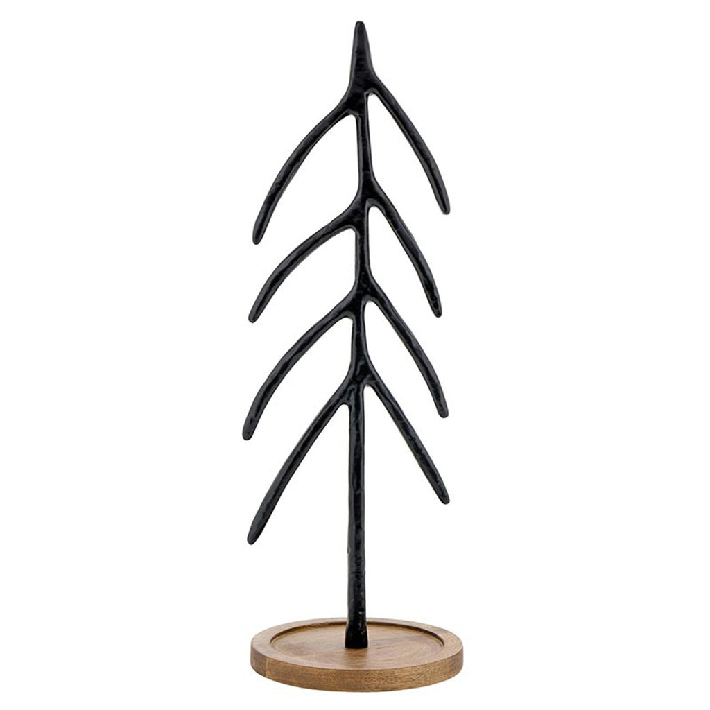 Black Metal Tree w/ wood base -  XL