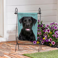 Pet Central Photo Dogs, Black Labrador Retriever Suede Garden Applique Flag