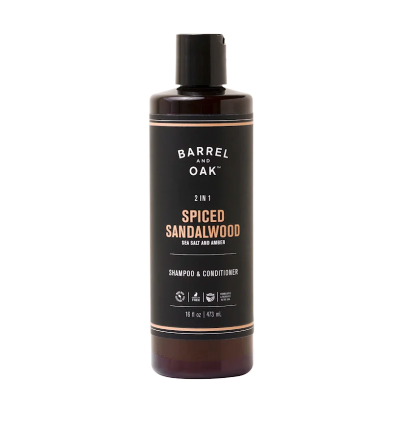 Spiced Sandalwood 2-in-1 Shampoo and Conditioner - 16 fl oz