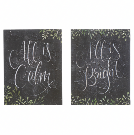 All is Calm and Bright - Wall Art