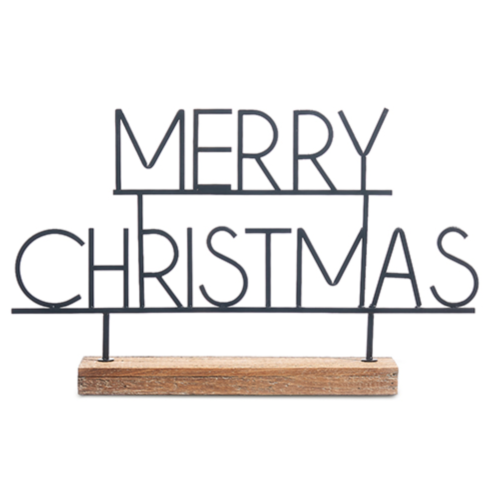 Merry Christmas Word Art – Beckman Gallery