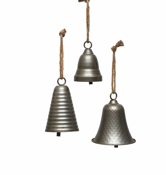 Pewter Bell Ornaments