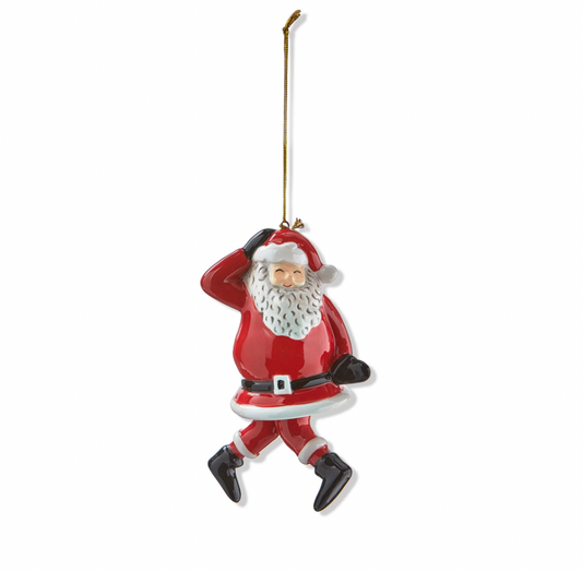 Dancing Santa Ornaments