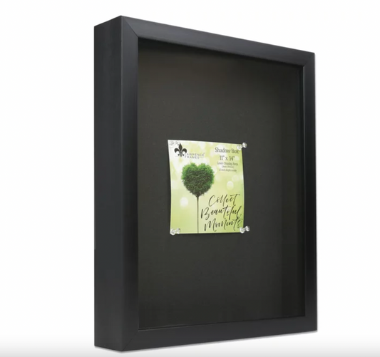 Lawrence Frame - Black Shadow Box 8 x 10