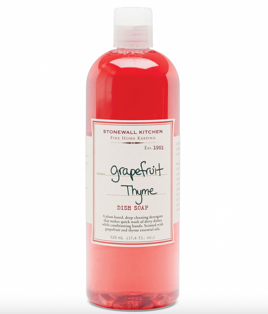 Stonewall Kitchen Dish Soap Grapefruit Thyme