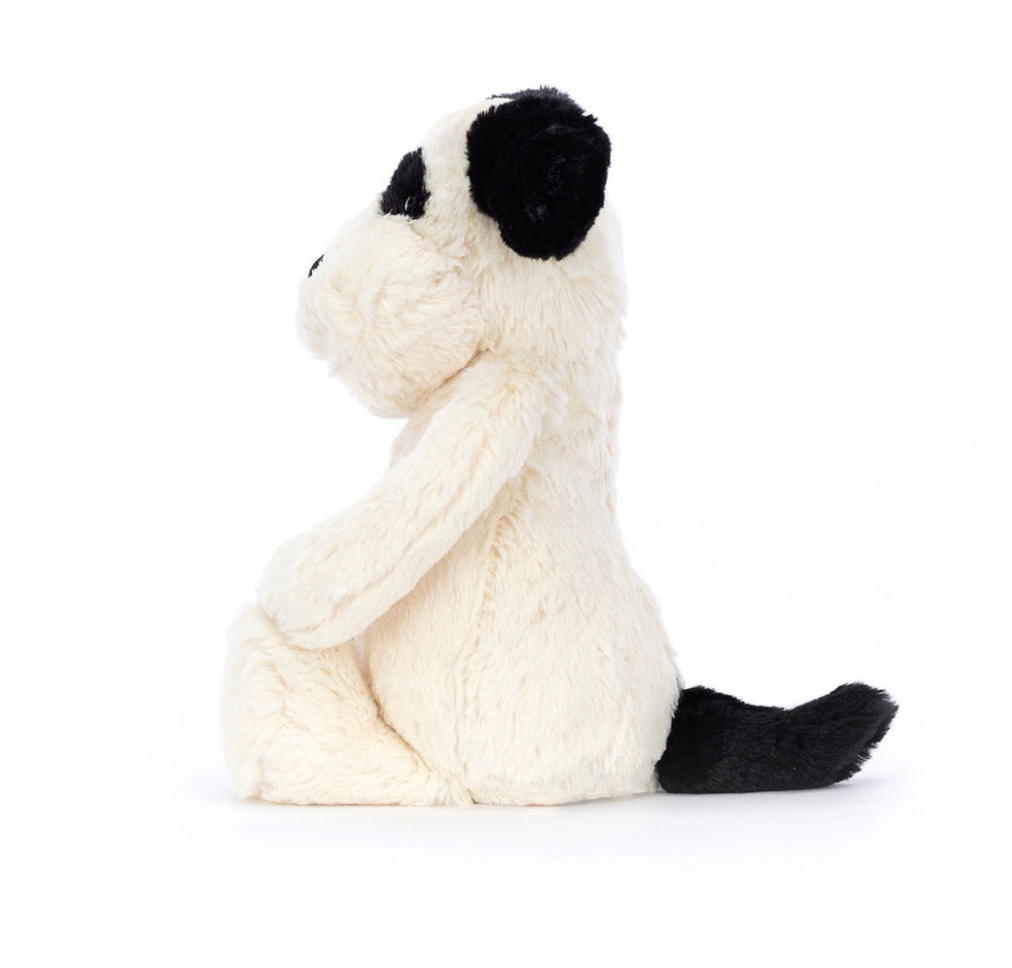 Jellycat Bashful Black & Cream Puppy HUGE