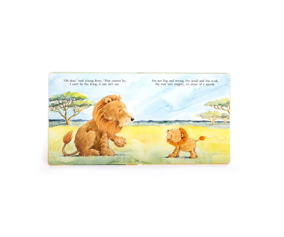 Jellycat The Very Brave Lion Book