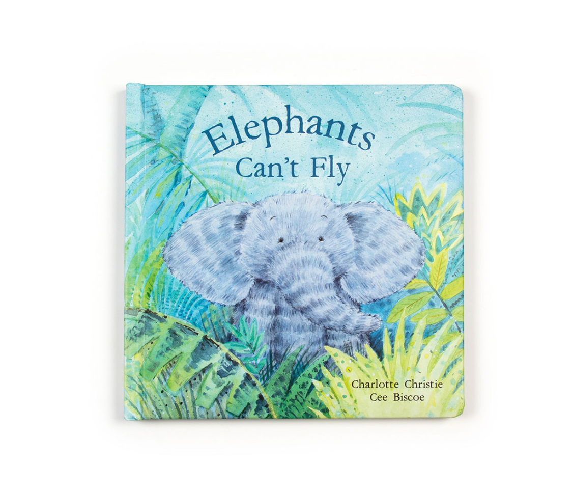 Jellycat Elephant's Can't Fly Book