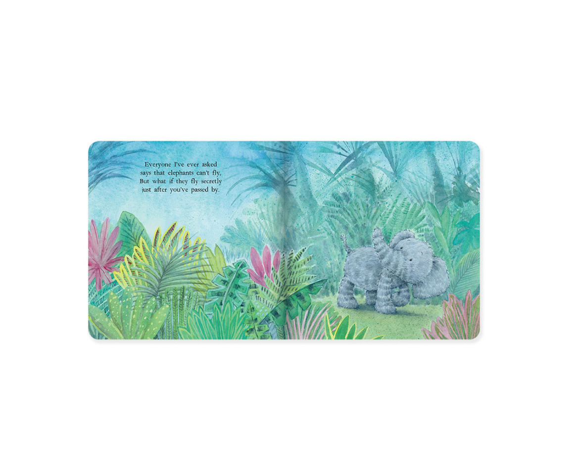 Jellycat Elephant's Can't Fly Book