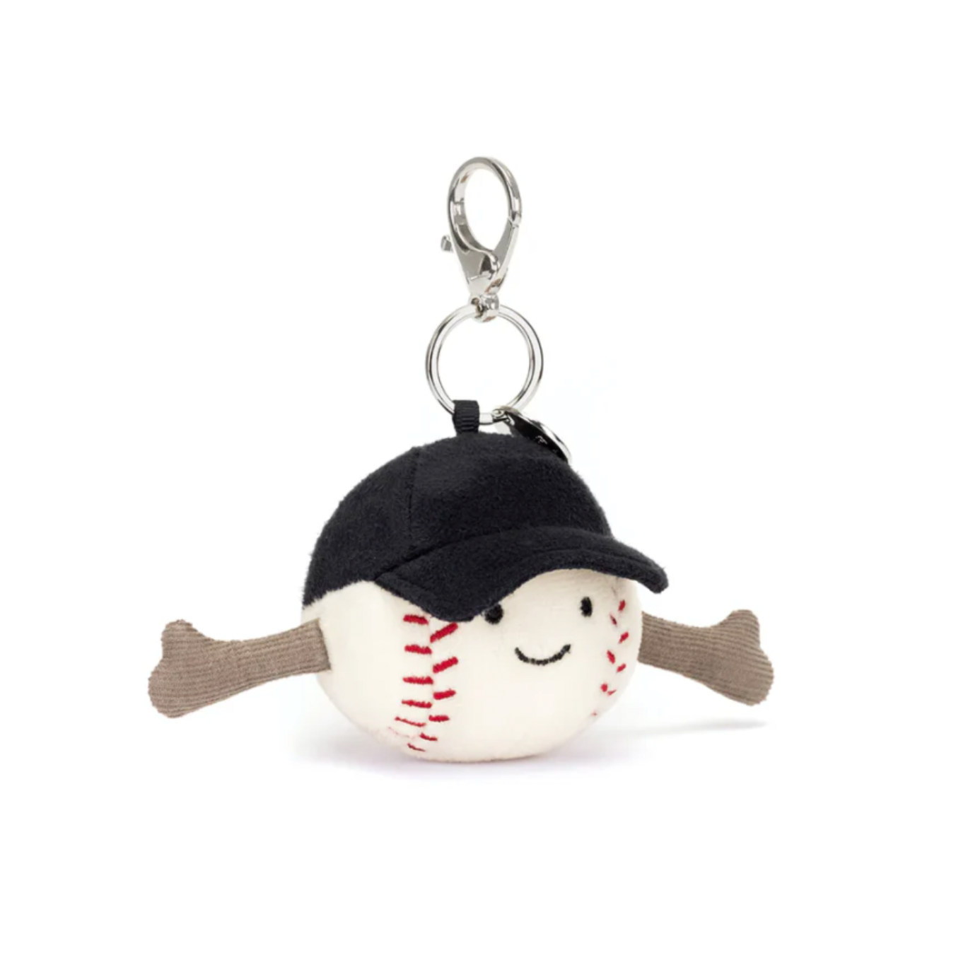 Jellycat Amuseable Bag Charm Baseball