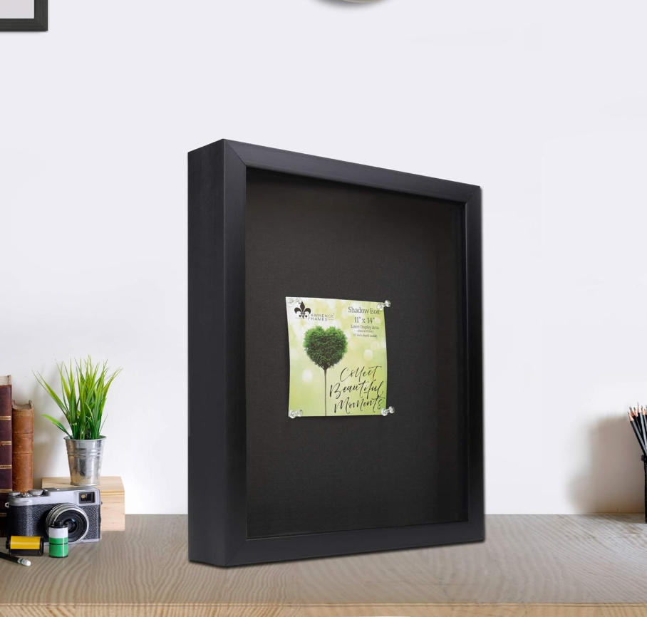 Lawrence Frame - Black Shadow Box 11 x 14