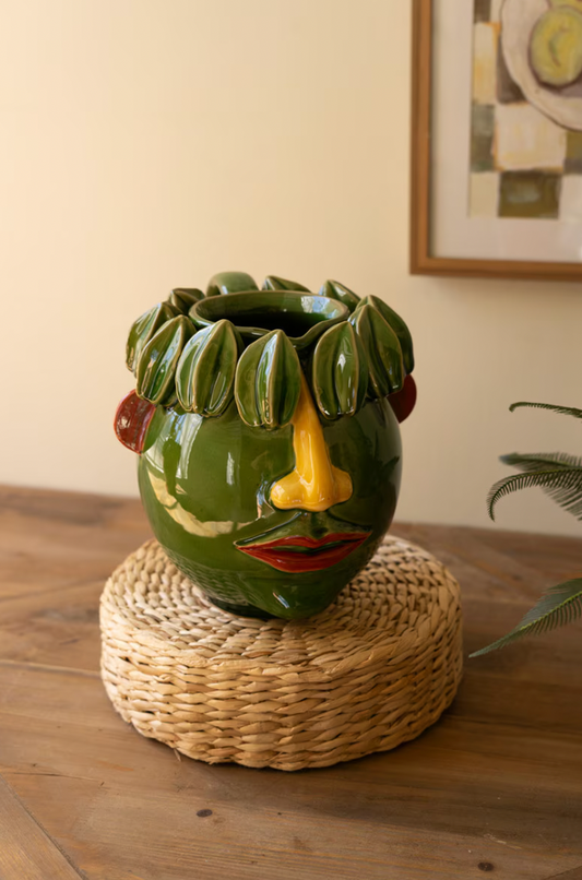 Ceramic Head Planter - Star Fruit