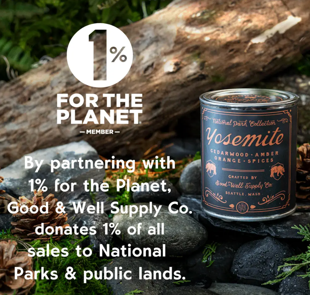 Good & Well Supply Co. - Yosemite National Park Candle