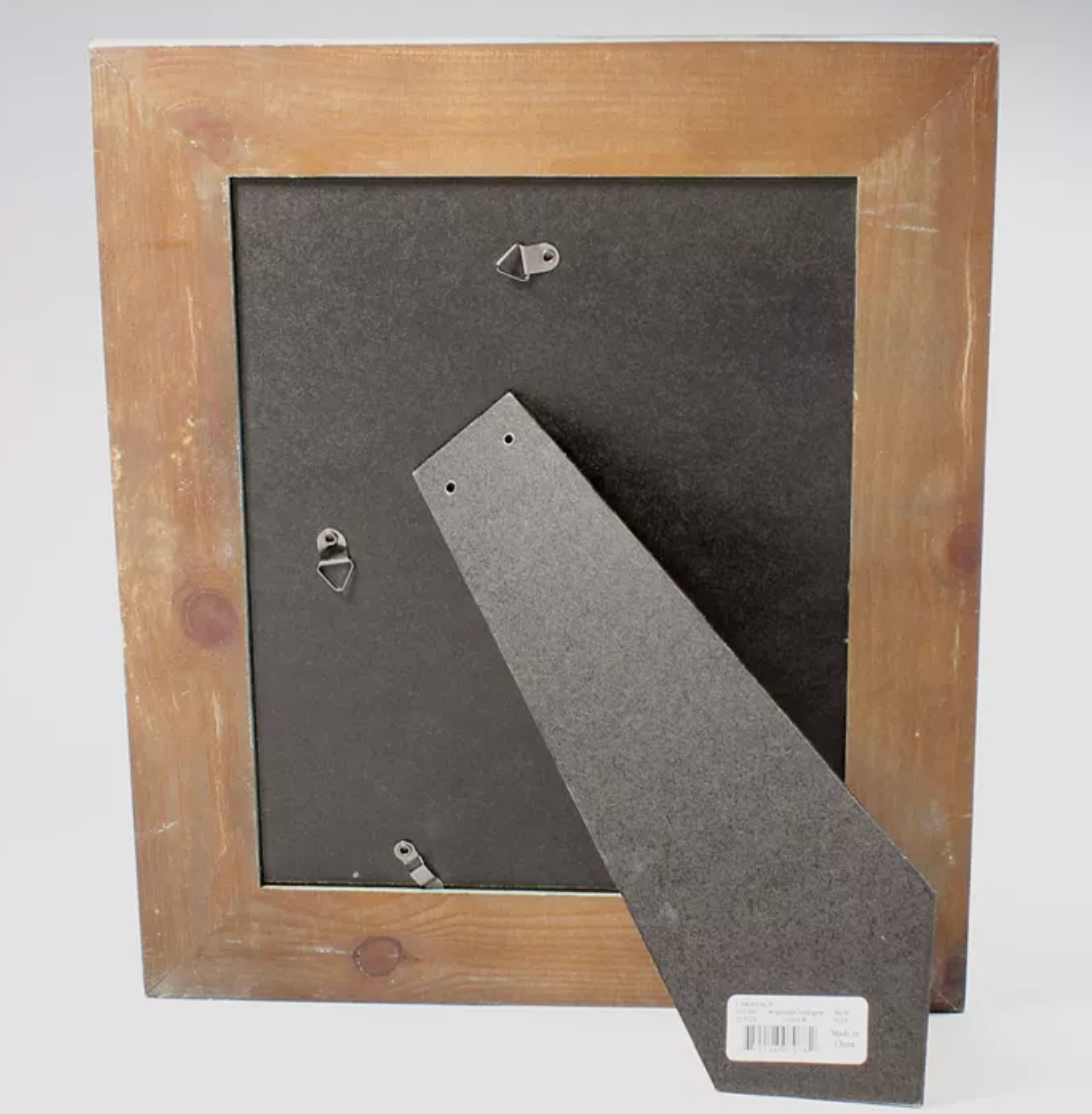 Lawrence Frame - Weathered Wood w/ Verdigris Wash 8 x 10