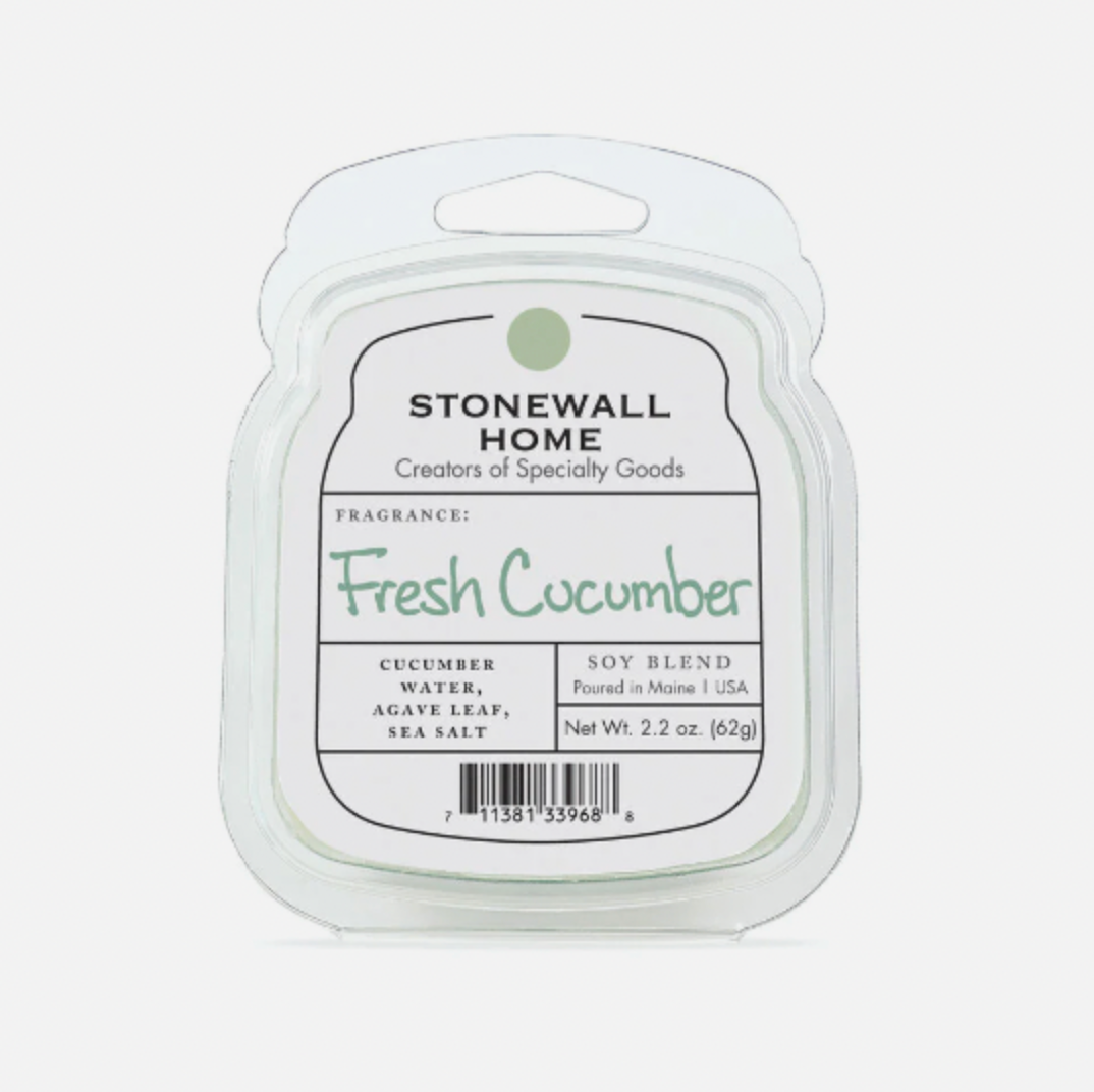 Stonewall Home Wax Melt Fresh Cucumber