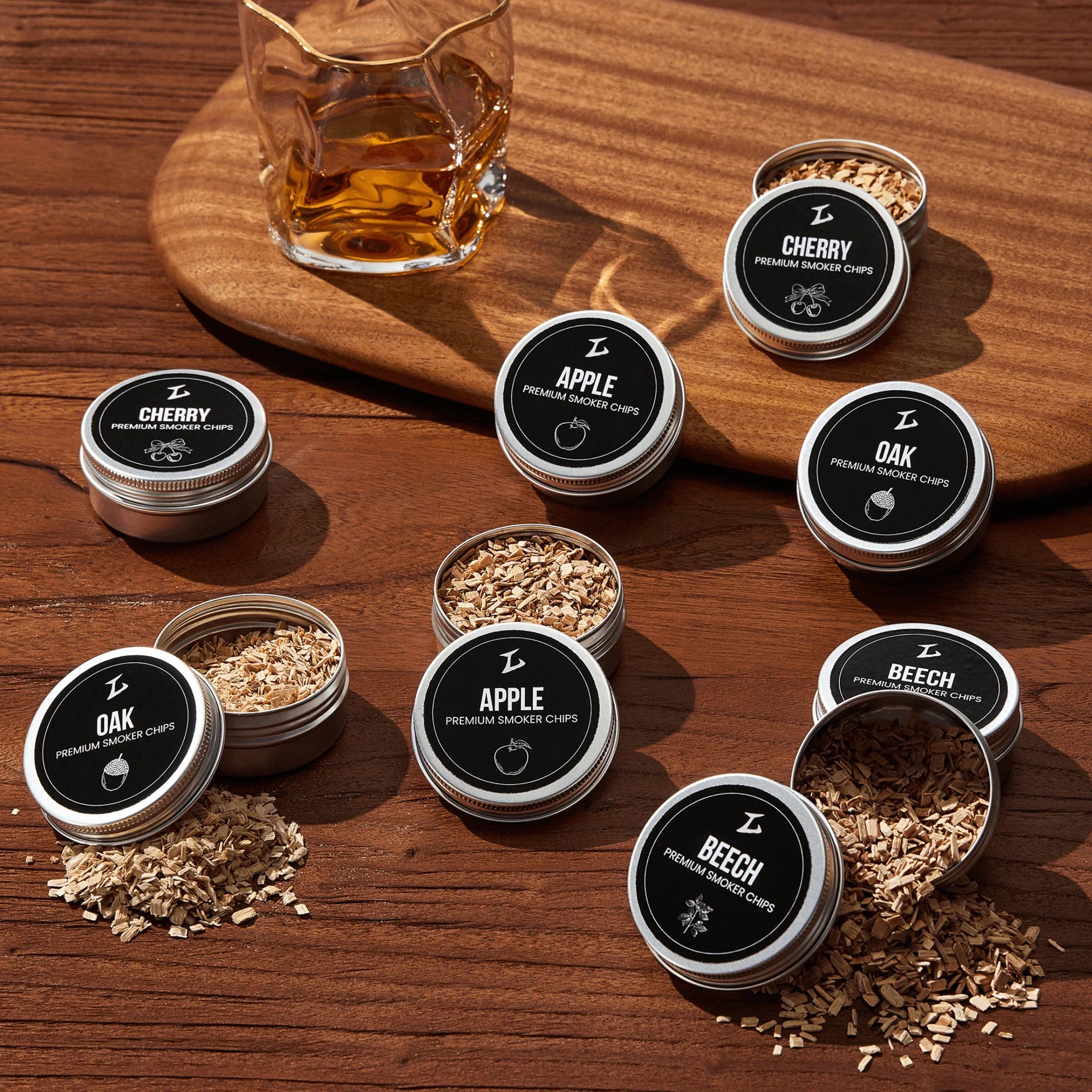 TsukiGlass - Smoker Kit For Whisky & Cocktails (With Torch)