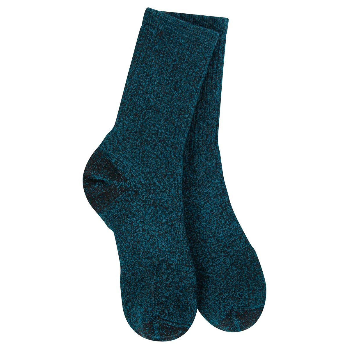 World's Softest Socks - Men's Crest Collection Summit Crew - Medium Spruce