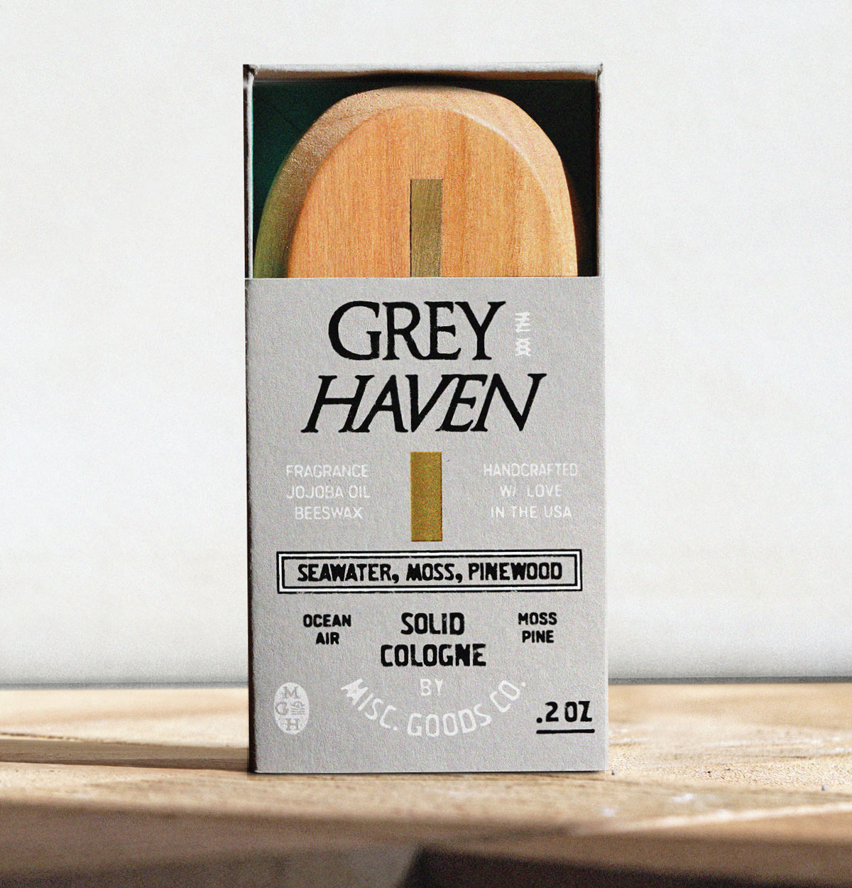 Misc. Goods Co. - "Greyhaven" Solid Cologne