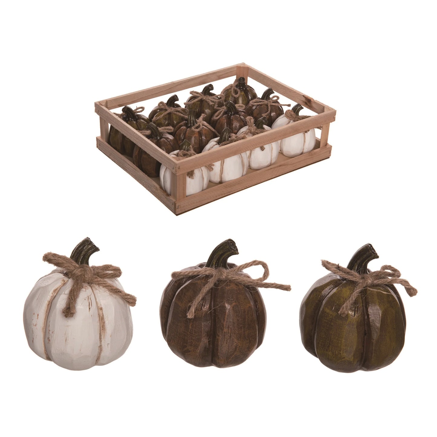 Mini Resin Rustic Pumpkin Figs