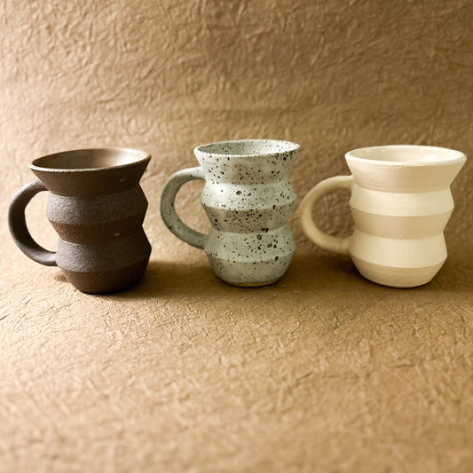 Olivia Snow Ceramics - Handmade Angled Ceramic Mug