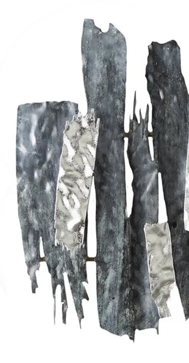 Abstract 3-D Metal Wall Art