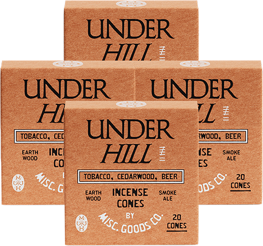 Misc. Goods Co. - "Underhill" Cone Incense