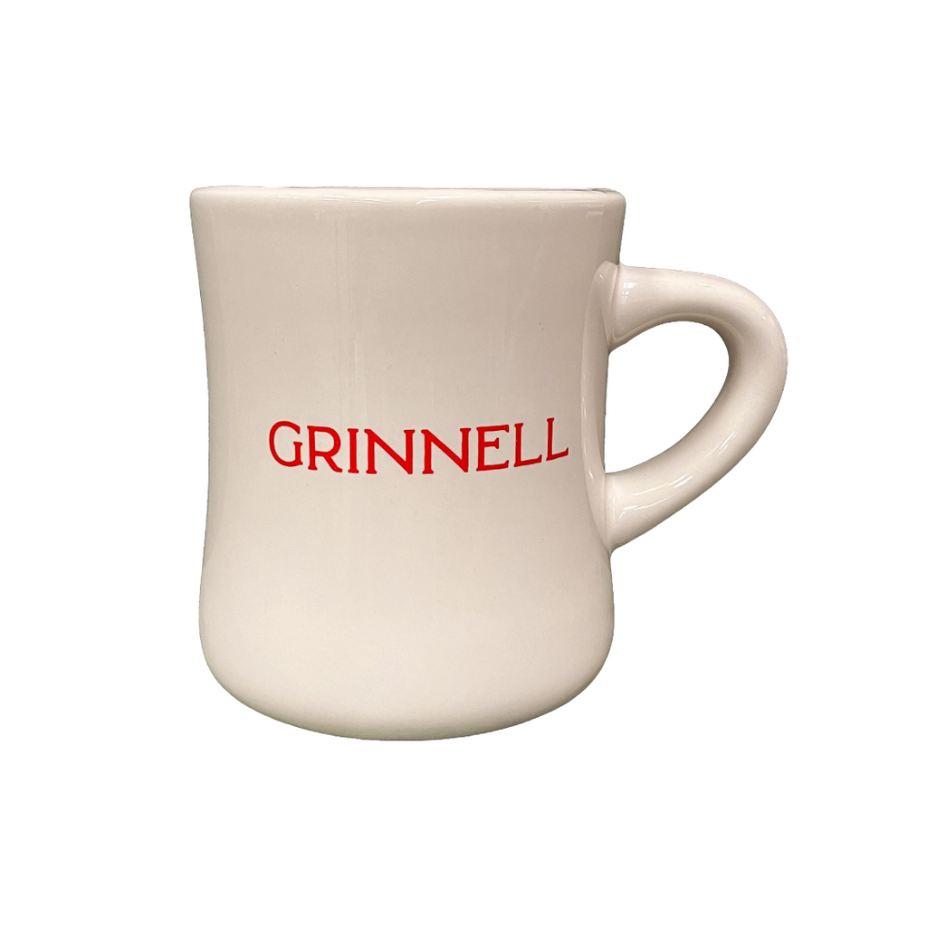Grinnell 10 oz. Diner Coffee Mug (Red Print)