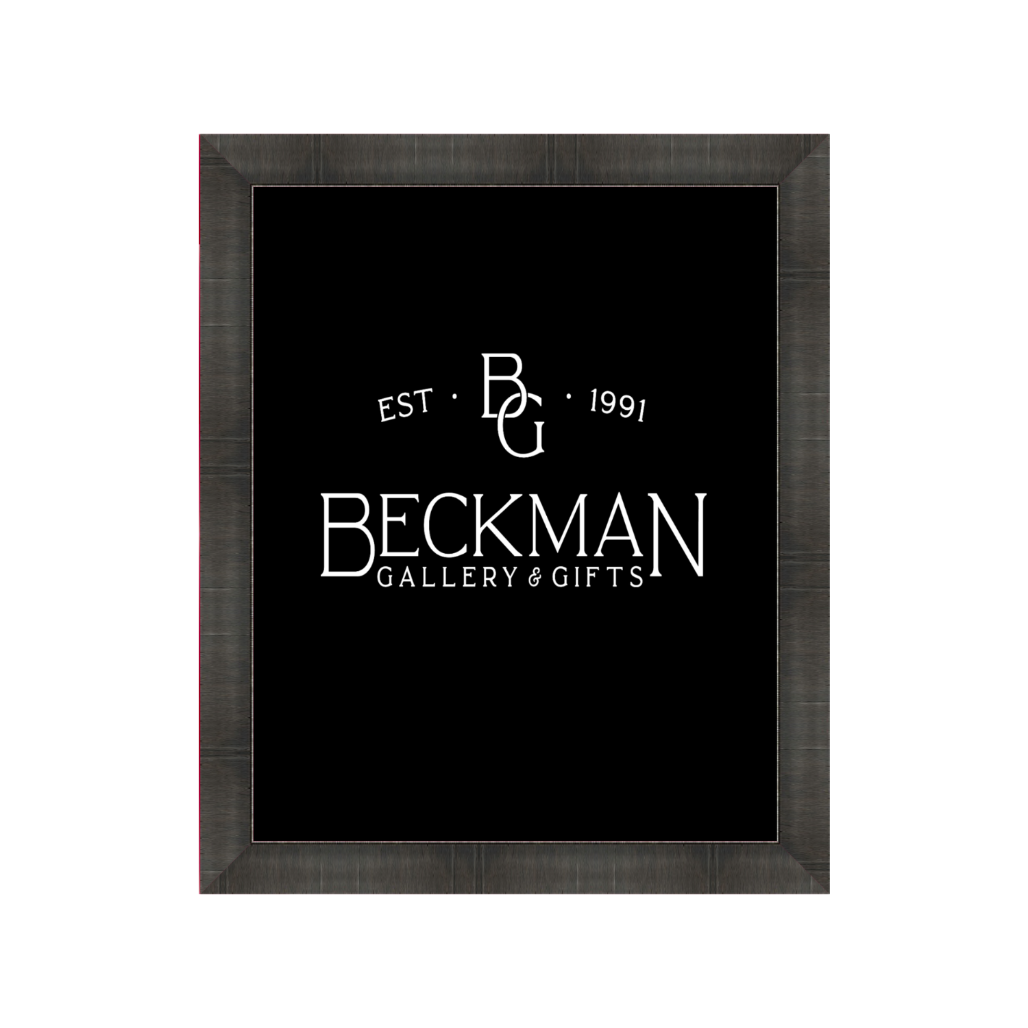 Beckman Gallery - Lisbon Aged Black 7/8" Ready Made Picture Frame