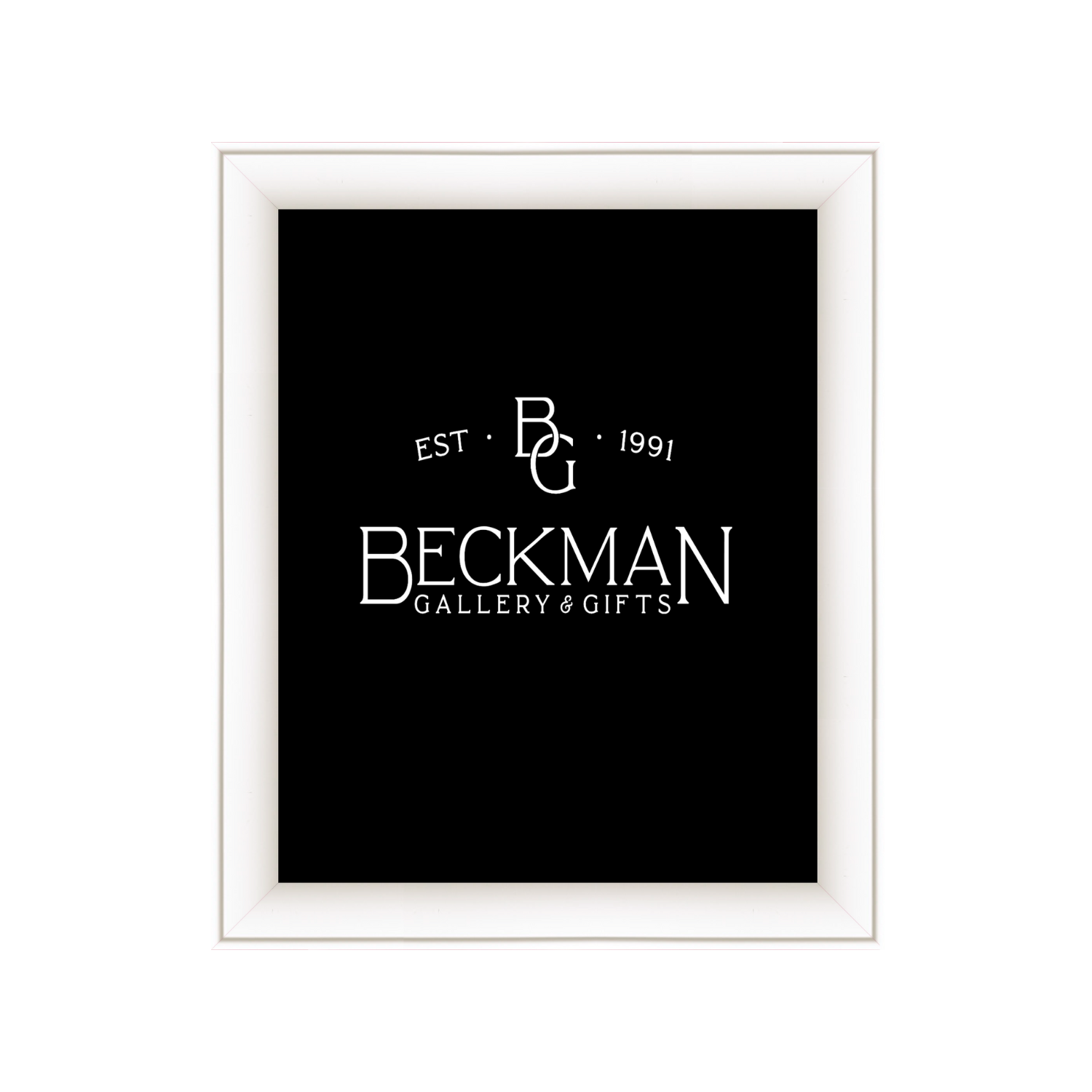 Beckman Gallery - Brooklyn White 1" Ready Made Picture Frame