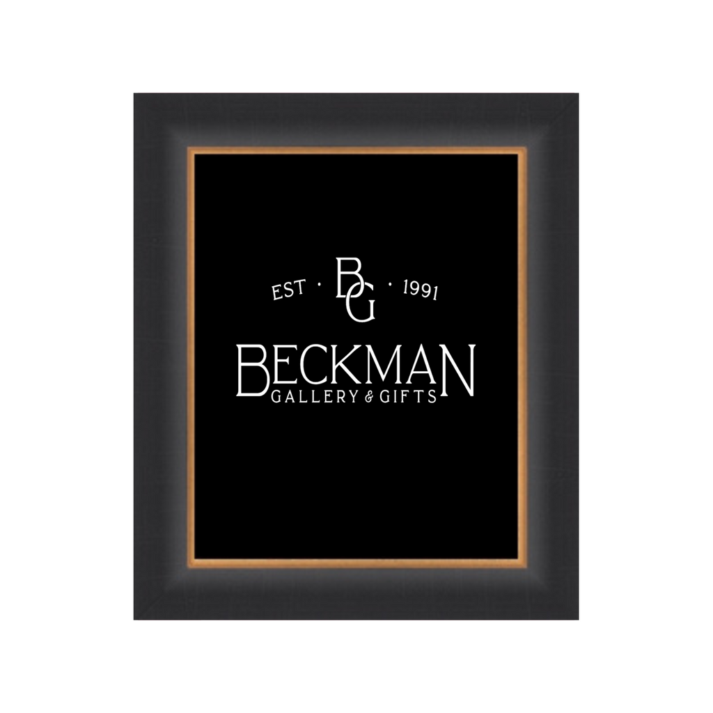 Beckman Gallery - Hudson II Black and Gold 1 1/2" Ready Made Picture Frame