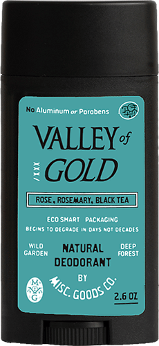 Misc. Goods Co. - "Valley of Gold" Natural Deodorant