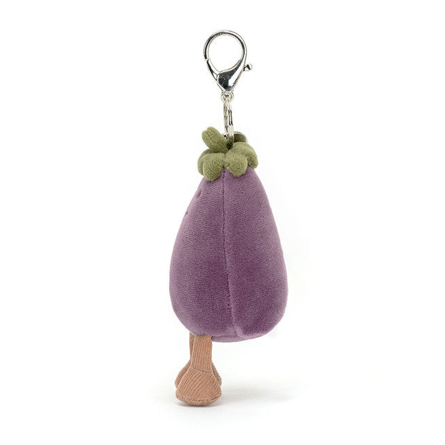 Jellycat Amuseable Vivacious Eggplant Bag Charm