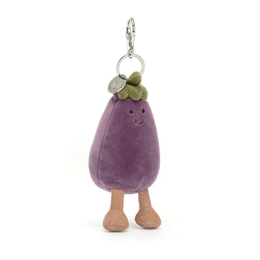 Jellycat Amuseable Vivacious Eggplant Bag Charm