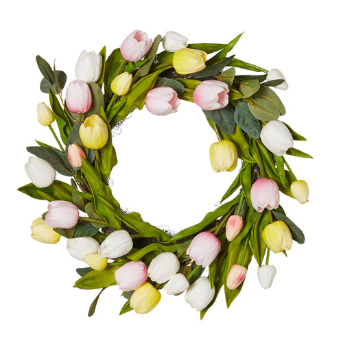 Tulip Wreath 22"