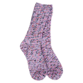 World's Softest Socks - Women's Weekend Ragg Crew. Lavender