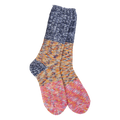 World's Softest Socks -  Enchanted Women's Weekend Ragg Crew Colorblock.