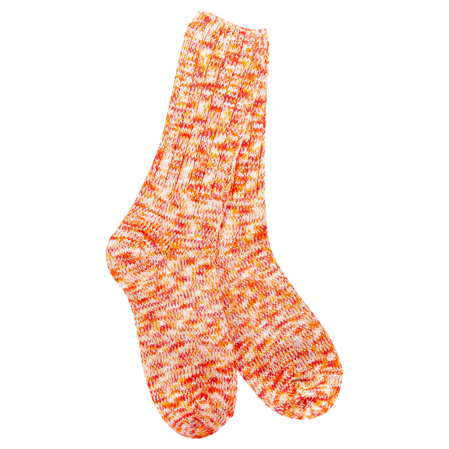 World's Softest Socks - Women's Weekend Ragg Crew Orange