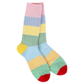 World's Softest Socks - Women's Holiday Confetti Gallery Crew. Wonderland