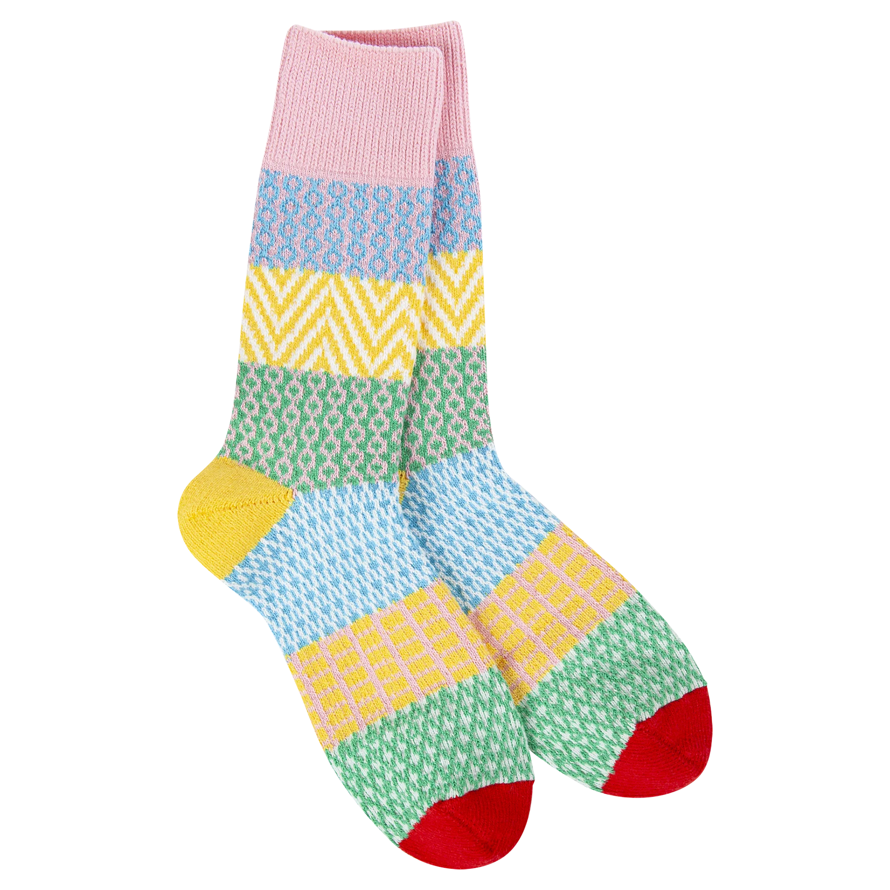 World's Softest Socks - Women's Holiday Confetti Gallery Crew. Wonderland