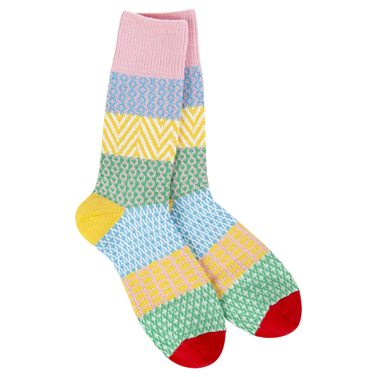 World's Softest Socks - Women's Holiday Confetti Crew. Wonderland