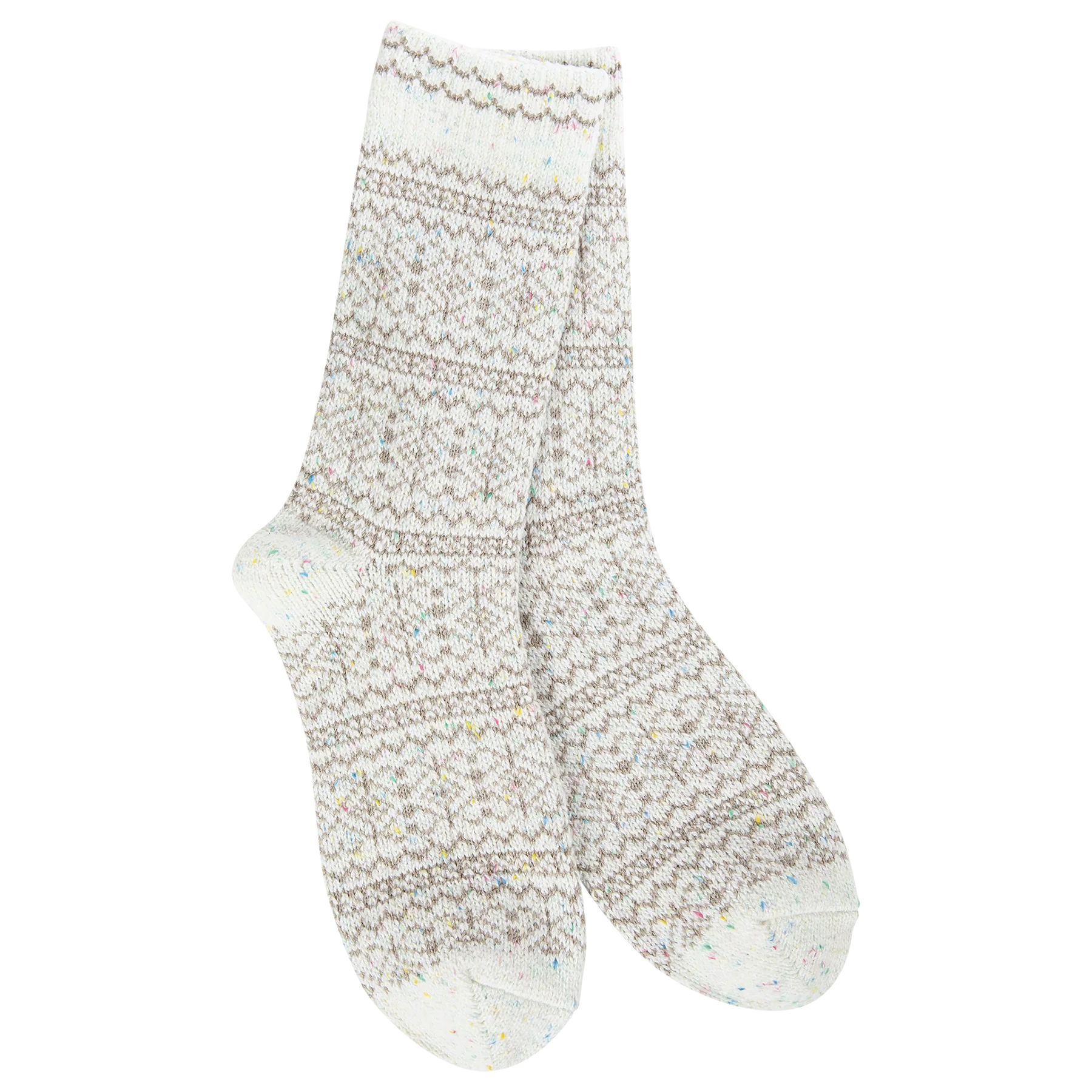 World's Softest Socks -Holiday Confetti - Women's Holiday Confetti Crew.