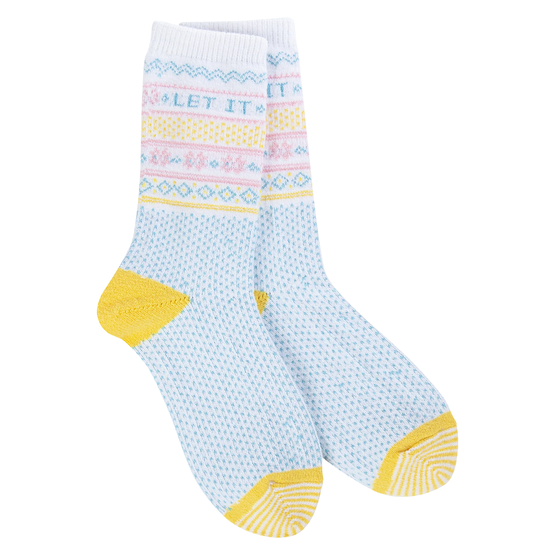 World's Softest Socks - Women's Holiday Mini Crew. Let It Snow