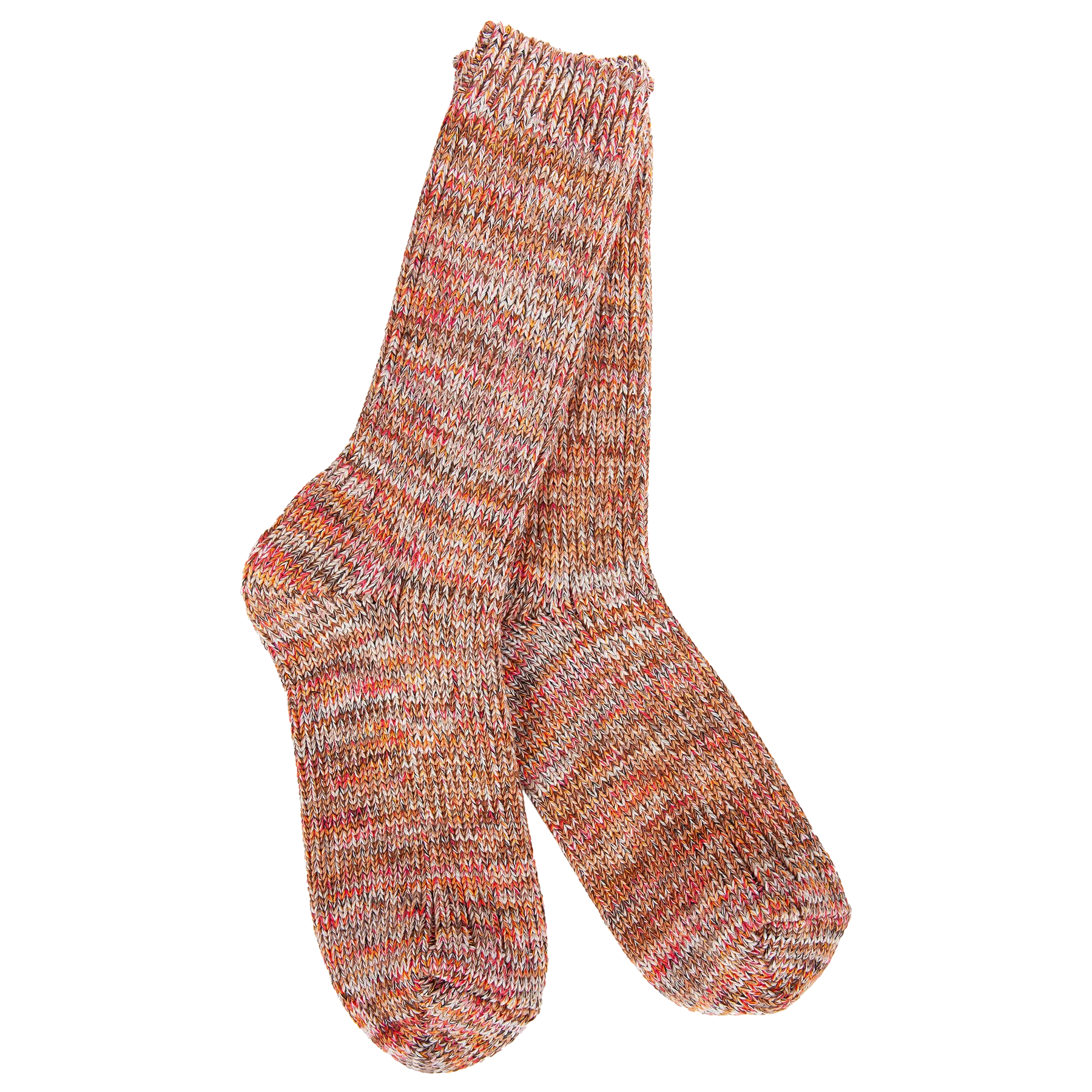 World's Softest Socks - Women's Weekend Missoni Crew - Spice