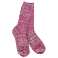 World's Softest Socks - Women's Weekend Missoni Crew - Moonstone