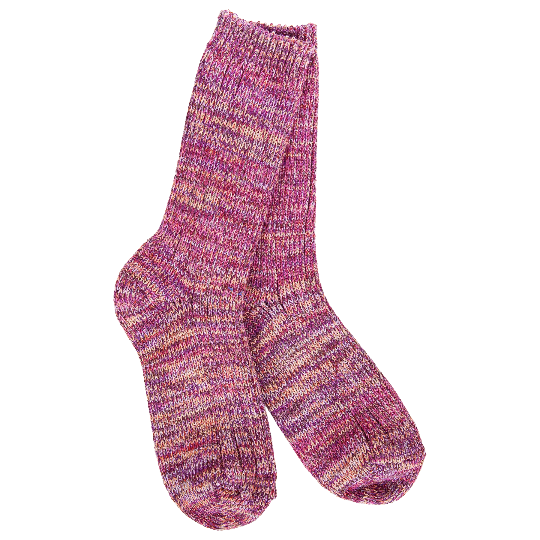 World's Softest Socks - Women's Weekend Missoni Crew - Moonstone
