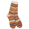 World's Softest Socks -Nordic Crew Sock - Cashew