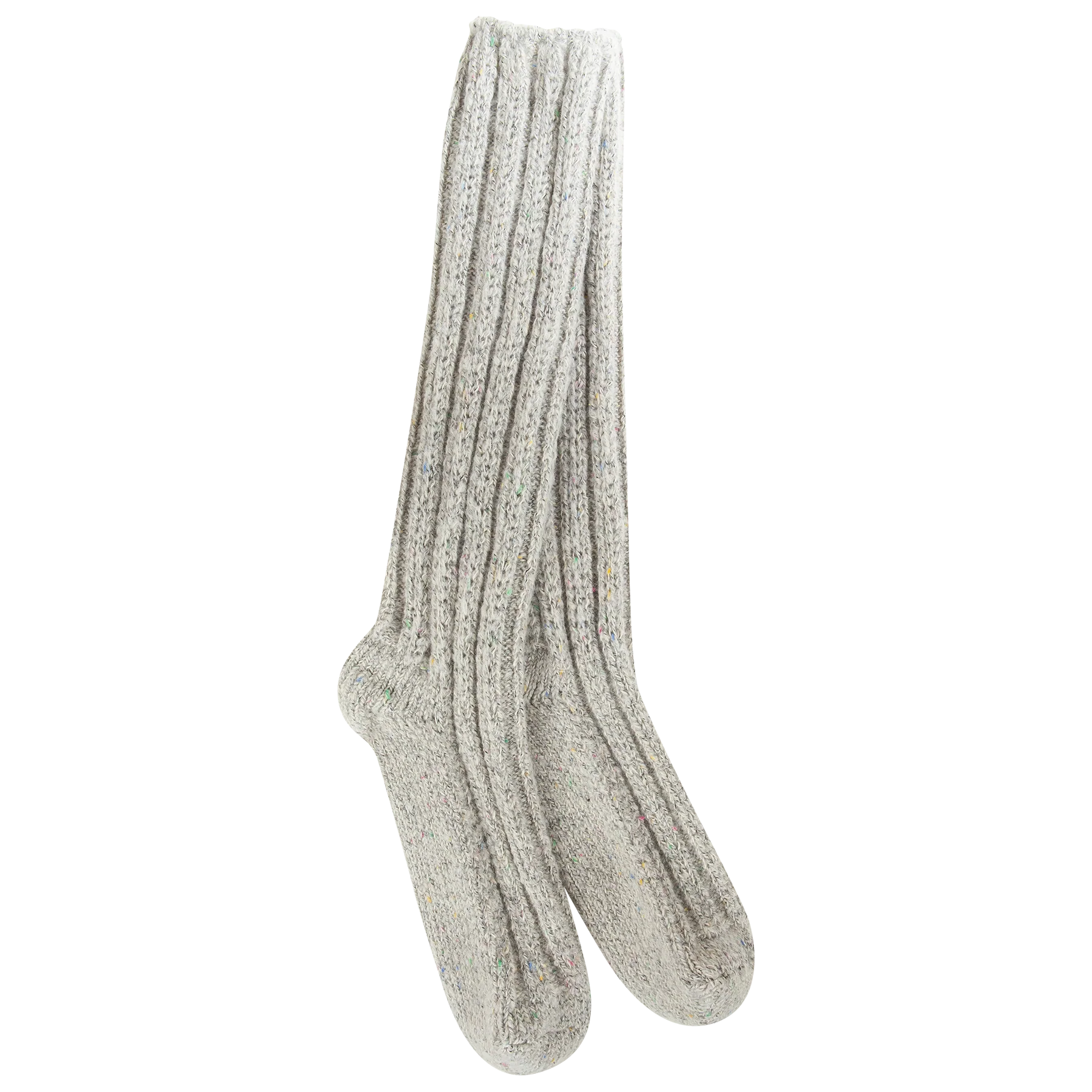 World's Softest Socks - Women's Slouch Crew - Grey Confetti