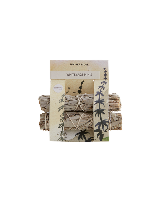 Juniper Ridge - Farmed White Sage Natural Incense Bundle Minis
