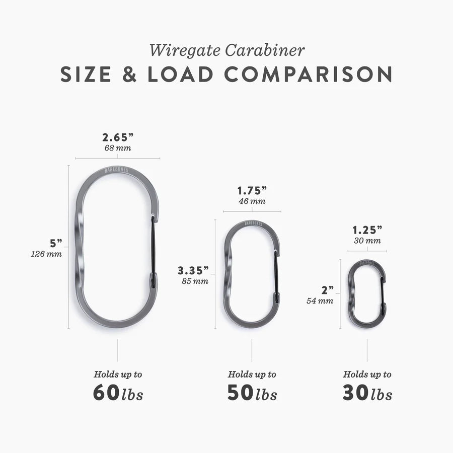 Barebones Wiregate Carabiner