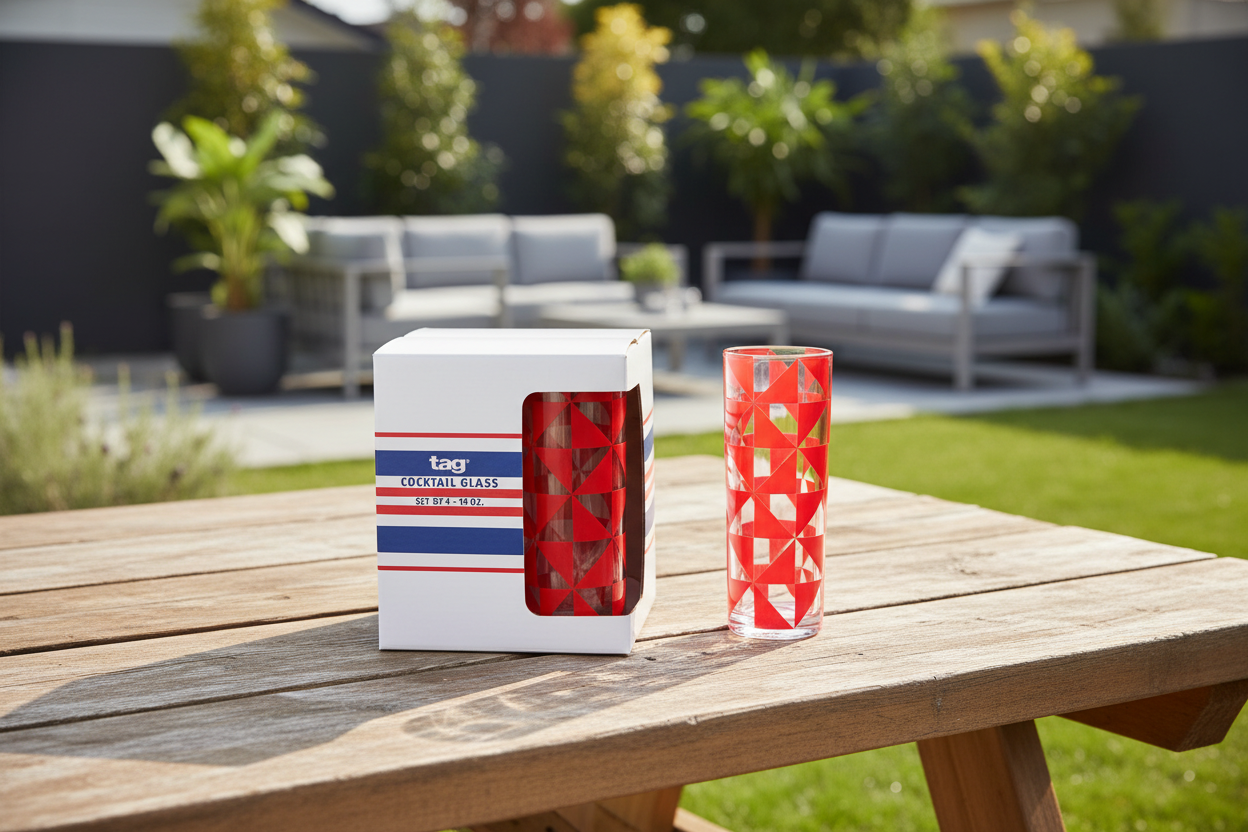 Pinwheel Drinks Glasses (10 oz)